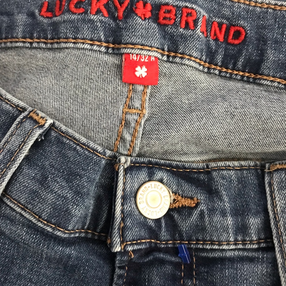 Lucky Brand Classic Women's Mid Wash Blue Jeans 14/32 - Picture 7 of 9